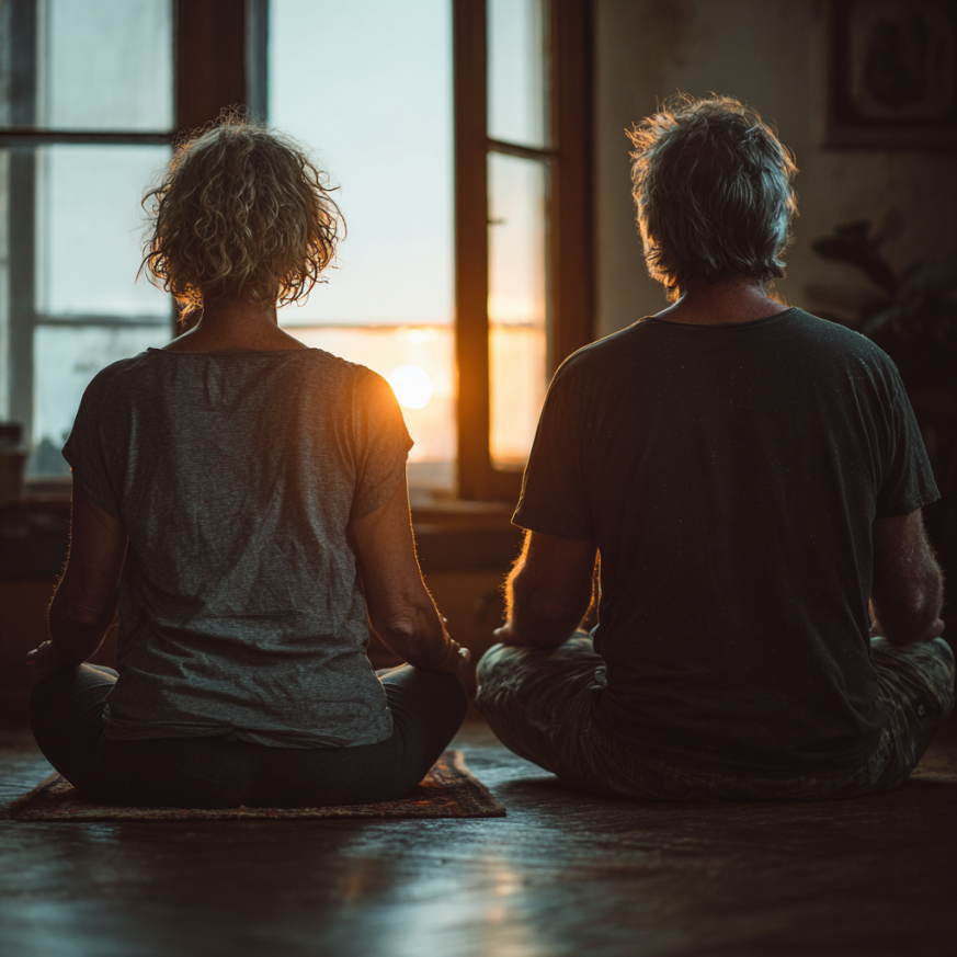 Egyéni jóga oktatás idős embernek